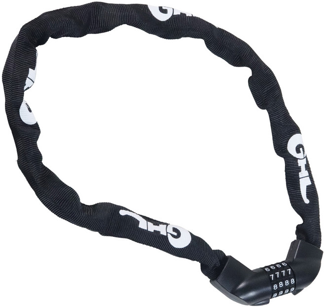 GHL 金華隆 專利巨霸鐵鍊密碼鎖 GHL-130, 黑色, 1個