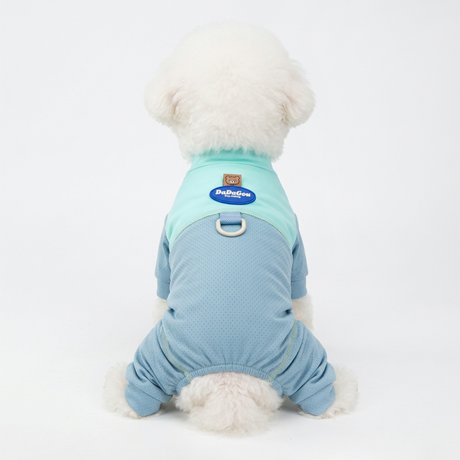 다다고 반려동물 스포티 메쉬 올인원, 블루, 1개