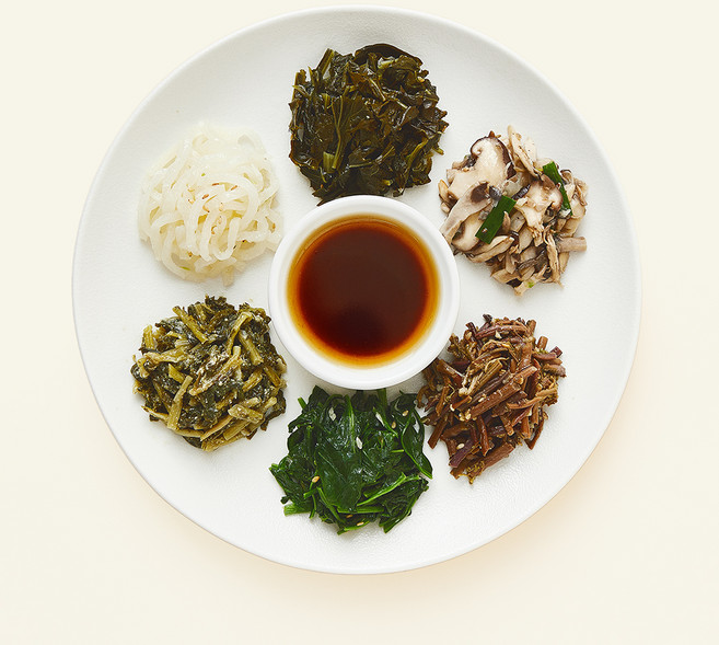 정미경키친 저당비빔밥용 산채나물비빔 7종 세트 190g, 1세트