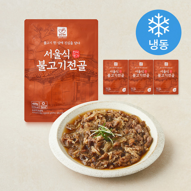 참도깨비 서울식 불고기전골 (냉동), 420g, 4개