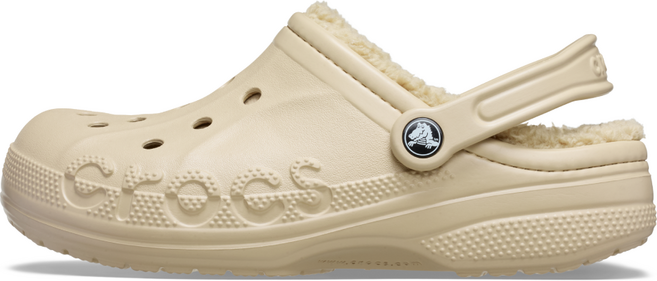 crocs 卡駱馳 男女通用 Via Lined 克駱格, 奶茶色, 270