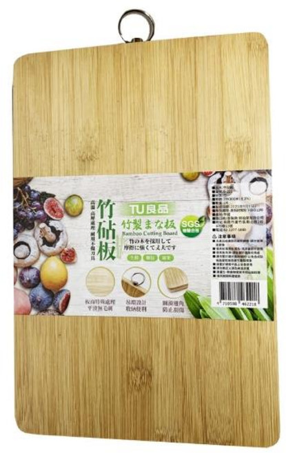 TU 良品 竹砧板, 竹子色, 1個