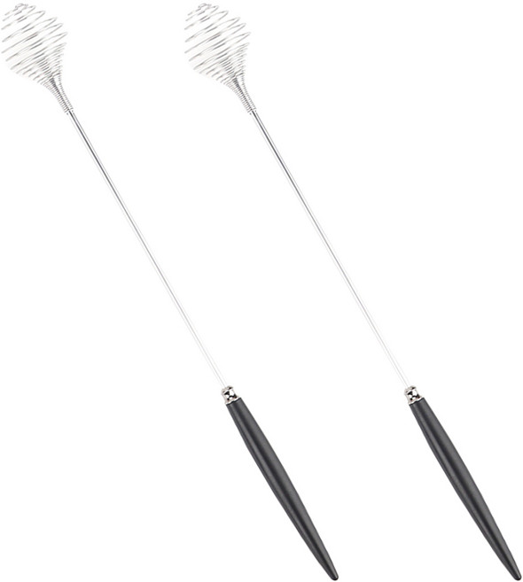 보겐 몽블랑 에펠 미니거품기 샤틴, 블랙, 2개