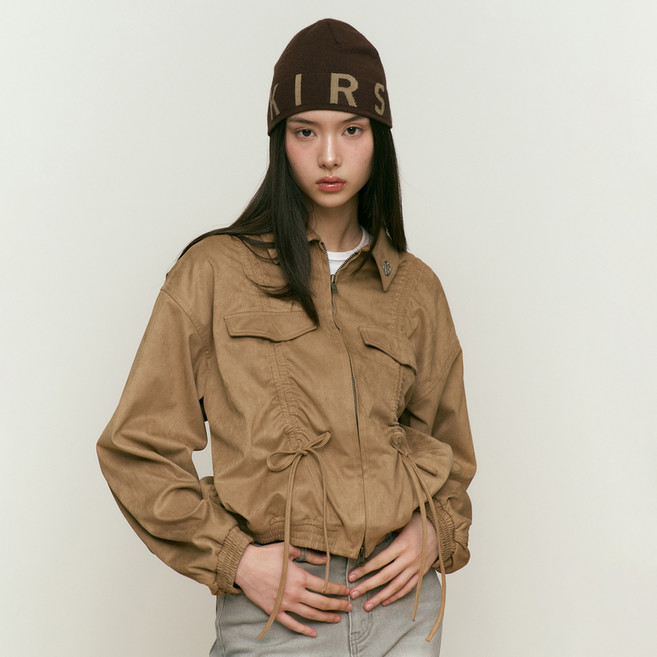 KIRSH Collection 麂皮抓皺夾克