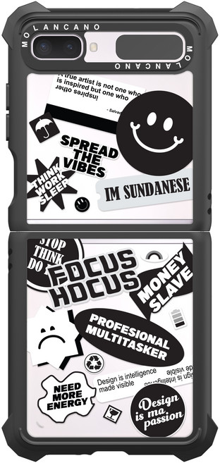 모란카노 임팩트 투명 유니크 디자인 휴대폰 케이스