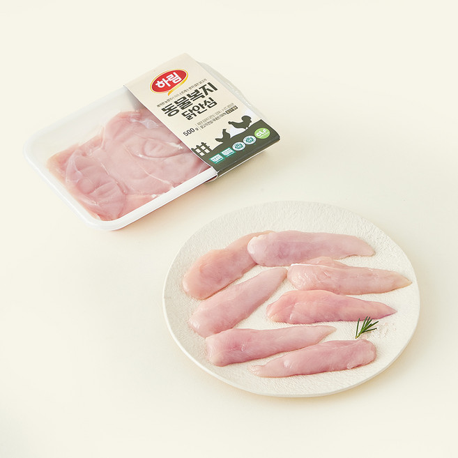 하림 동물복지 인증 닭안심 (냉장), 500g, 1개