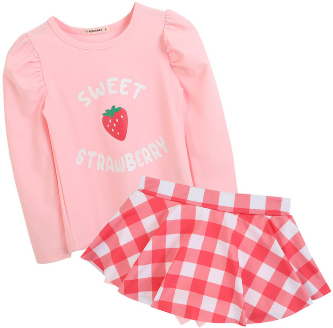 로로샤 여아용 베링 래쉬가드 + 하의 세트