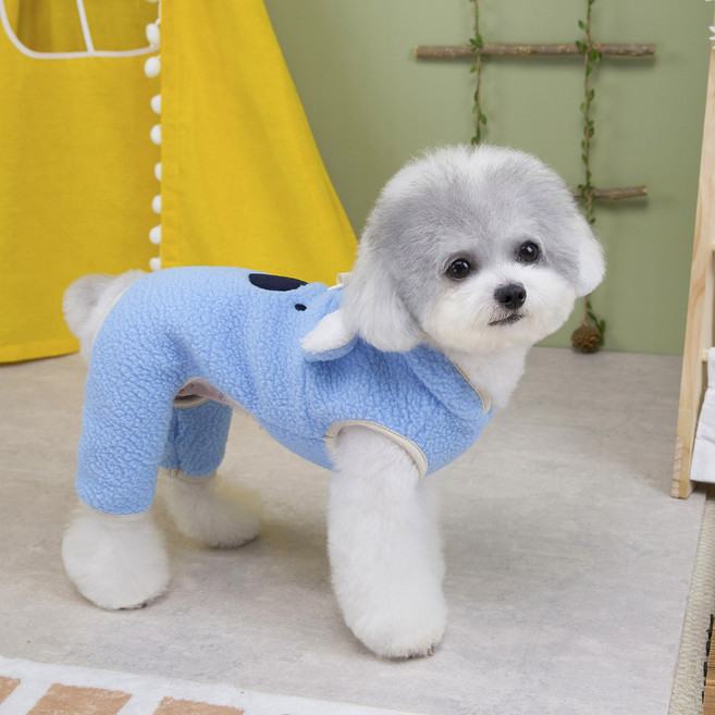 코코스튜디오 반려동물 코코 하네스 보글베어 올인원, 1개, 스카이