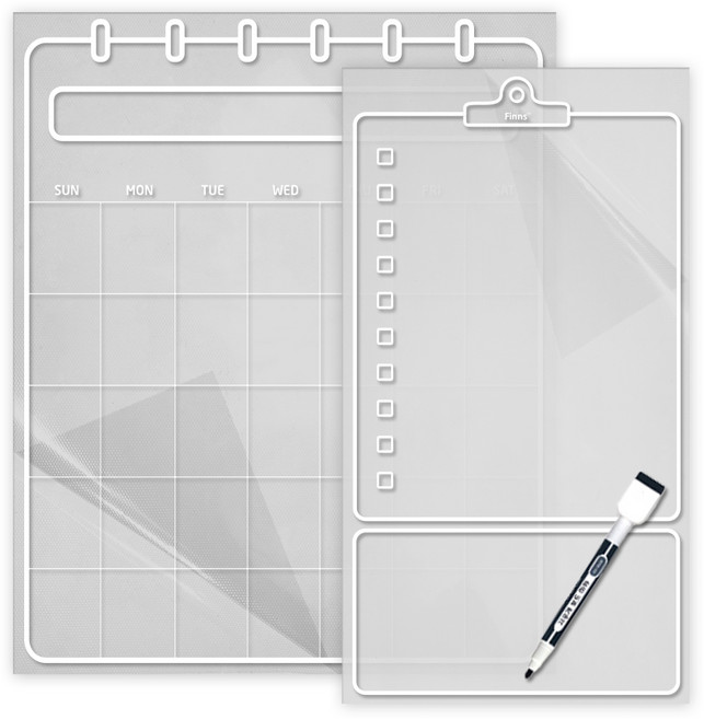 핀스 중형 초간편 메모시트 화이트팩 C