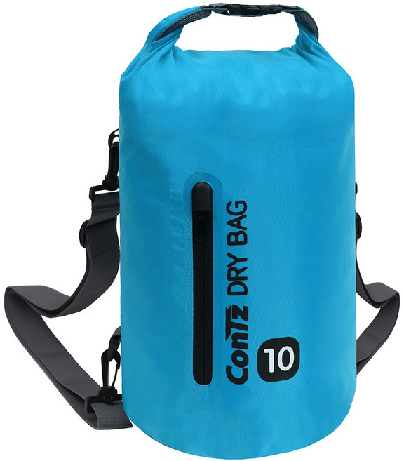 ConTz 捲式防水袋 10L, 天藍色