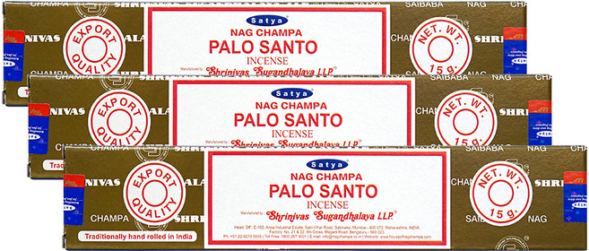 나그참파코리아 인센스 스틱 15g x 3p, 팔로산토