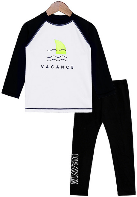 유라비 아동용 오르디 래시가드 상하의 세트