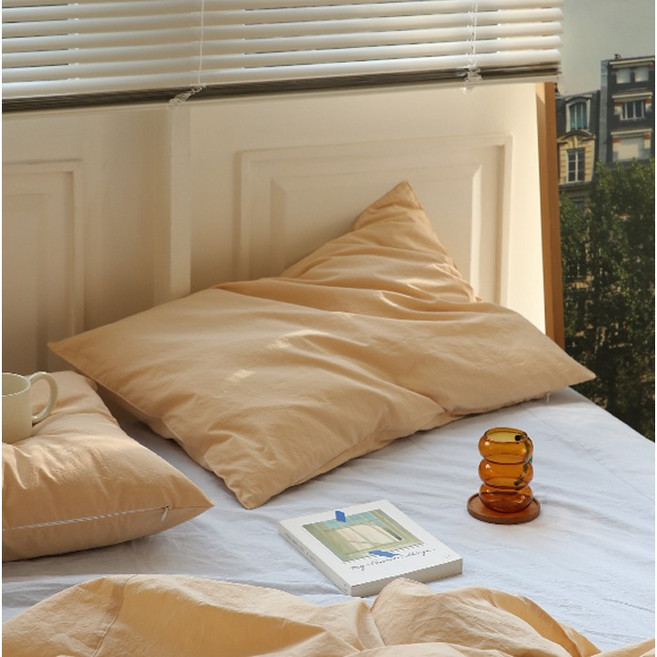 메종드룸룸 뽀송 60수 솔리드 베개커버