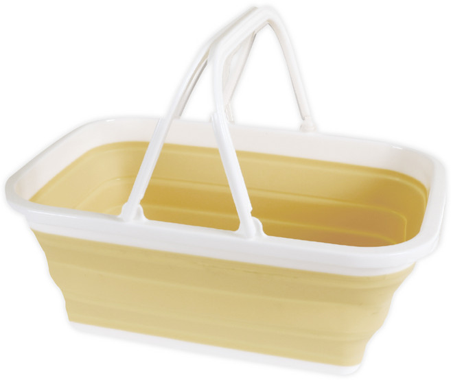 스위스마운틴 캠핑 접이식 설거지통, 아이보리