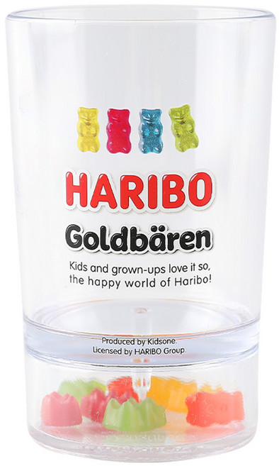 HARIBO Goldbären 小熊軟糖透明杯, 刻字, 1個, 200ml