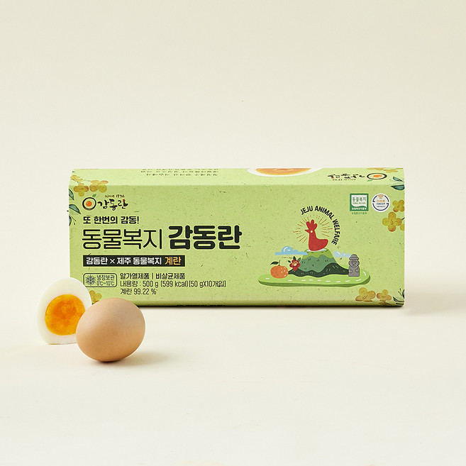 감동란 동물복지 인증 제주 계란 500g, 10구, 1개