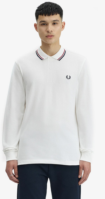 FRED PERRY 男士長袖雙邊飾襯衫 M3636
