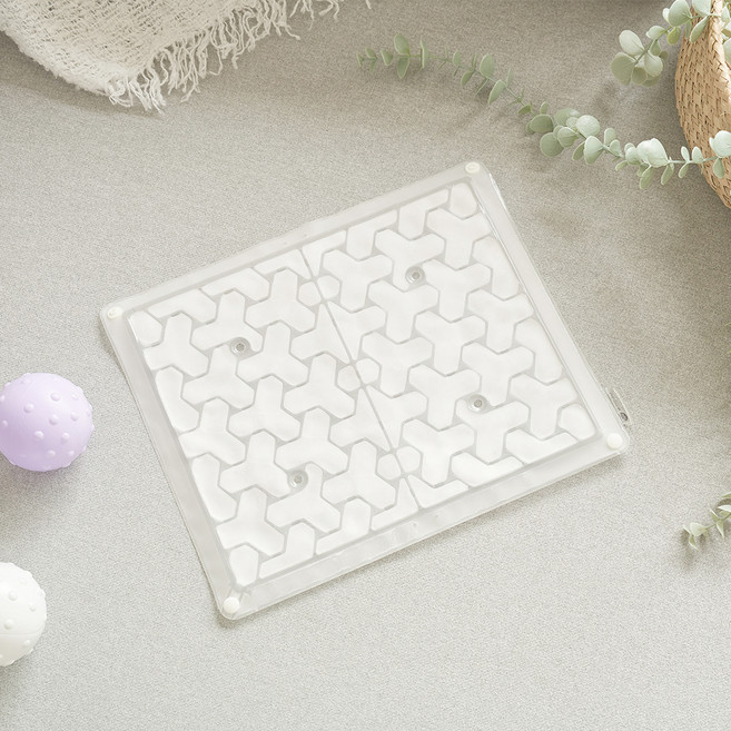 에시앙 유아용 젤로쿨 매트, 화이트, 1개