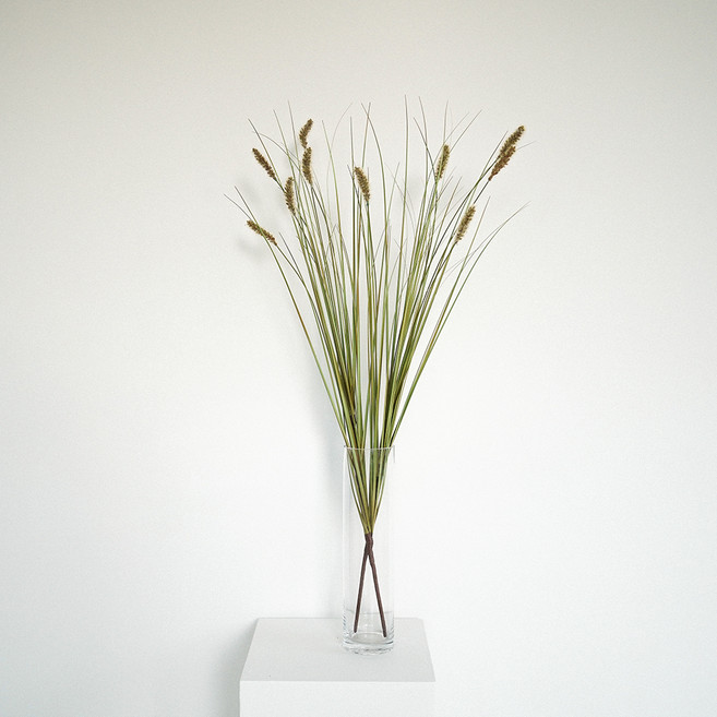 플라우스302 조화 강아지풀 갈대, 베이지, 3개