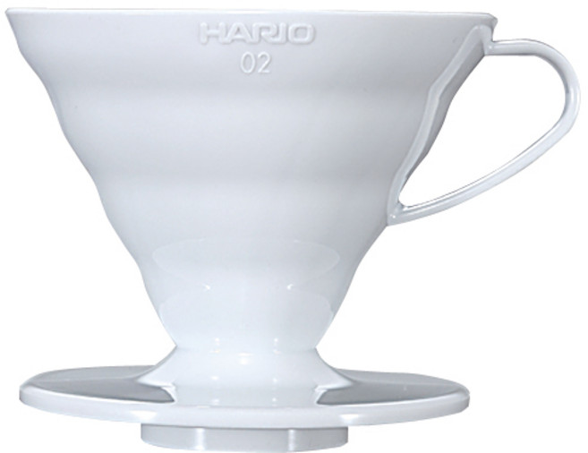 하리오 V60 투과 핸드드리퍼 화이트 VD-INT-02W, 1개, 단품