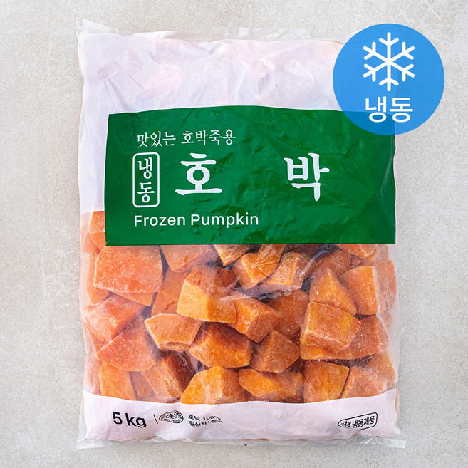 세미원 호박 (냉동), 1개, 5kg