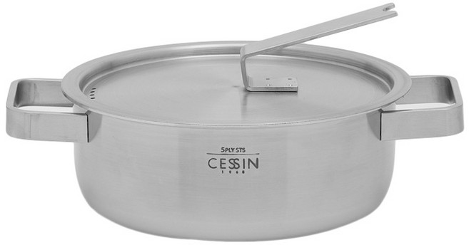 퀸센스 CESSIN 통5중 스테인레스 전골 냄비, 20cm