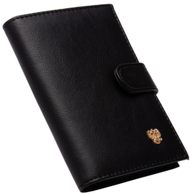 한스비 러시아 여행 가죽 여권 지갑 케이스