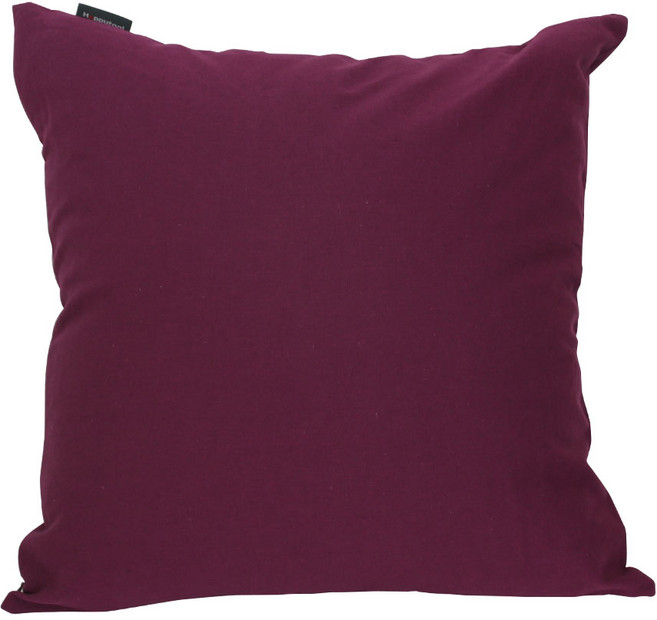 해피툴 베이직 비비드쿠션2 린넨무지 커버 + 솜 세트, 퍼플