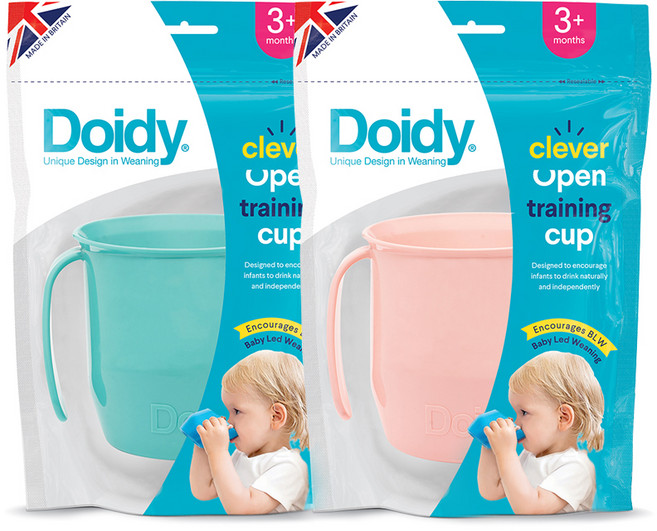 도이디 빅키페그 컵, 민트, 베이비핑크, 2개