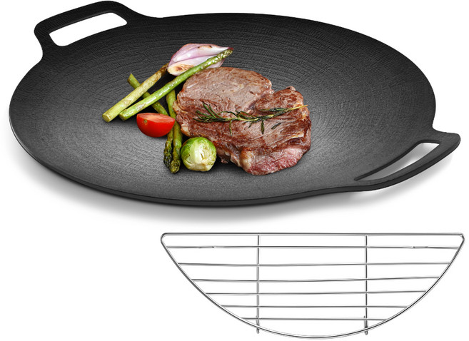 바겐슈타이거 인덕션 코팅 그리들 블랙 + 망 28cm, 36cm, 1세트