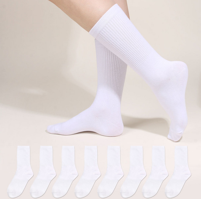 Doobalro 女款 優質日常彈性長筒襪 8雙