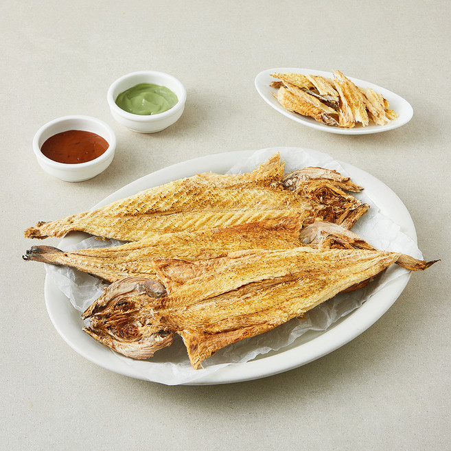 해맑은푸드 직화로 구운 빠삭 먹태포 4미, 1개, 200g