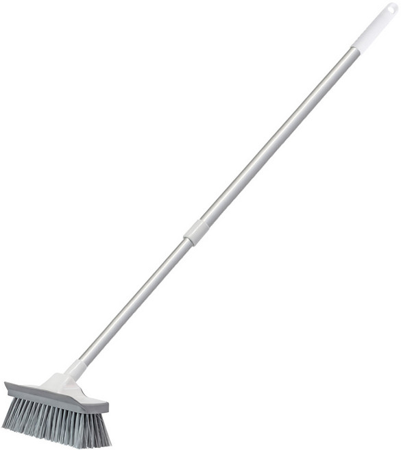 모나코올리브 알리 길이조절 투인원 롱청소솔, 화이트, 1개
