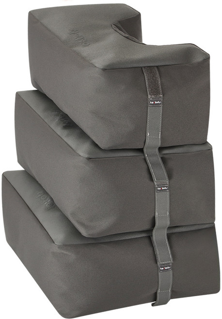 투토츠 풋레스트 카시트 발판 S + M + L, 그레이, 1세트