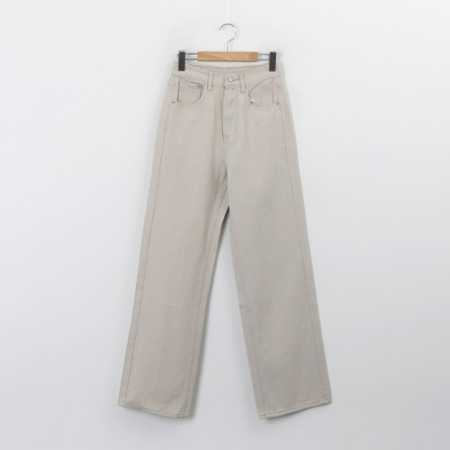 피핀 여성용 숏/기본/롱 기장 스트레이트 코튼 데일리 팬츠 #711105