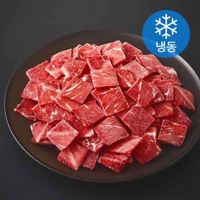 호주산 만능 납작 소고기 국거리 / 볶음 / 덮밥용 (냉동), 1개, 700g