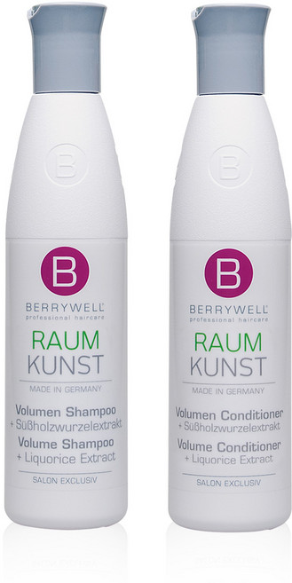 BERRYWELL 볼륨 헤어 샴푸 251ml + 컨디셔너 251ml, 1세트