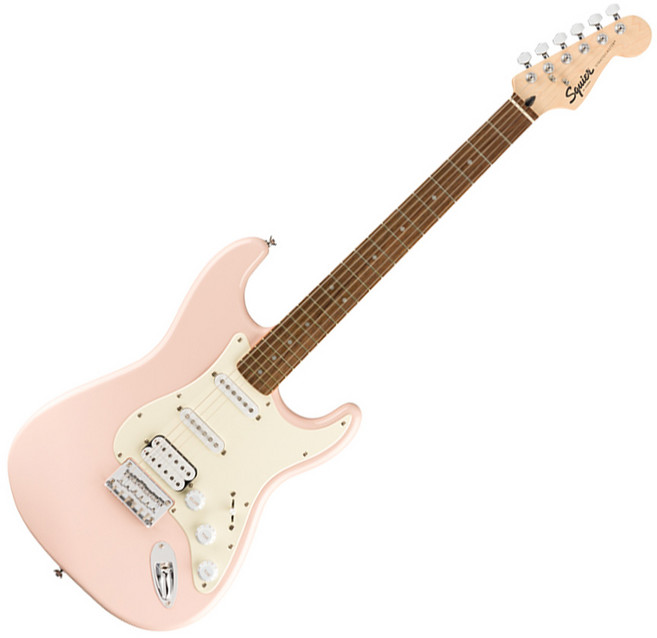 스콰이어 Bullet Stratocaster HSS Laurel 일렉기타, 037-0005-556, SHELL PINK, 1개