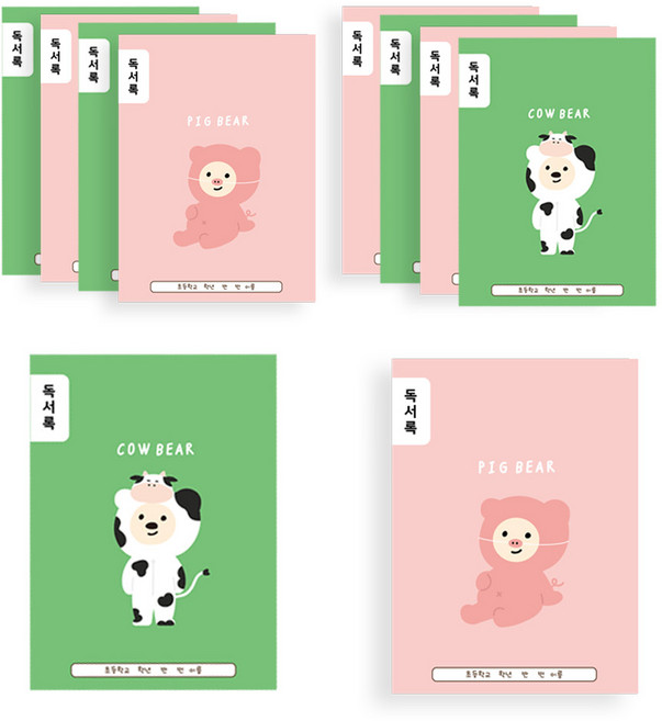 아트모아 뉴 초등 독서록 노트, 랜덤발송, 10개