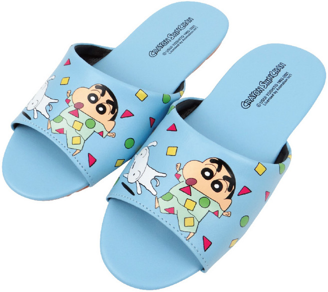 Shinchan 蠟筆小新 成人室內拖鞋 輕巧耐穿 親膚舒適, 蠟筆小新 藍色, 1雙