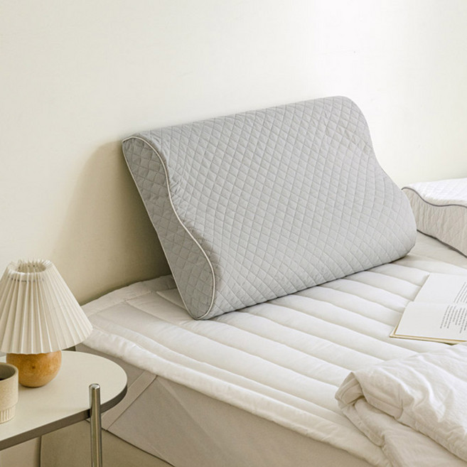 더자리 코지핏 메모리폼 라텍스 누빔 베개커버