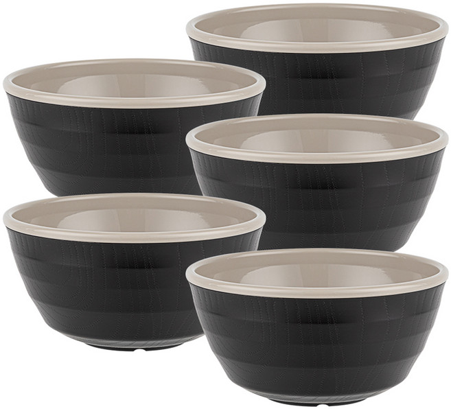 EASY&FREE 單人份功能性烏龍麵拉麵碗, 灰色, 5個