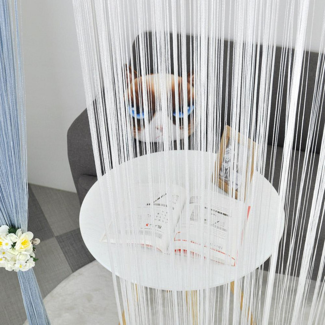 ARACNE 素色線簾 白色 寬100cm x 長280cm