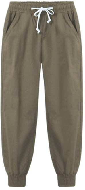 레이먼 남성용 코베 밴딩 스판 면 조거팬츠