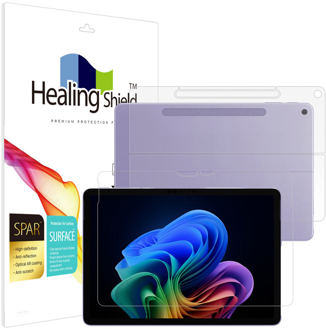 힐링쉴드 슈페리어 AR 고화질 액정 + 후면 보호필름 세트, 1세트