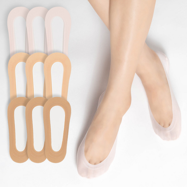 시너싹스 여성용 전체실리콘 논슬립 쿨 덧신 9켤레 세트