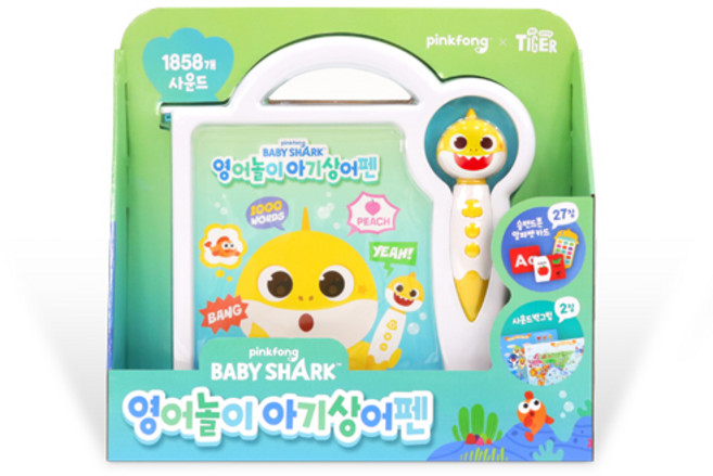 핑크퐁 영어놀이 아기상어펜, one size/one color, 삼성출판사