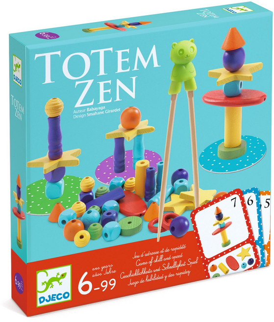 아스모디코리아 TOTEM ZEN 젓가락 조각가 보드게임, 혼합색상, 1개