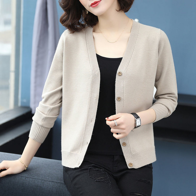 모이르벨라 여성용 엘레강스 심플 니트 가디건