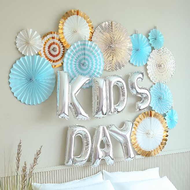 파티해 심플파티 장식, 실버, 1세트